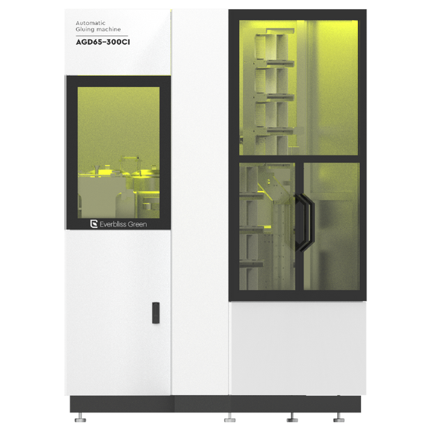 Consistent machine series-automatic gluing machine